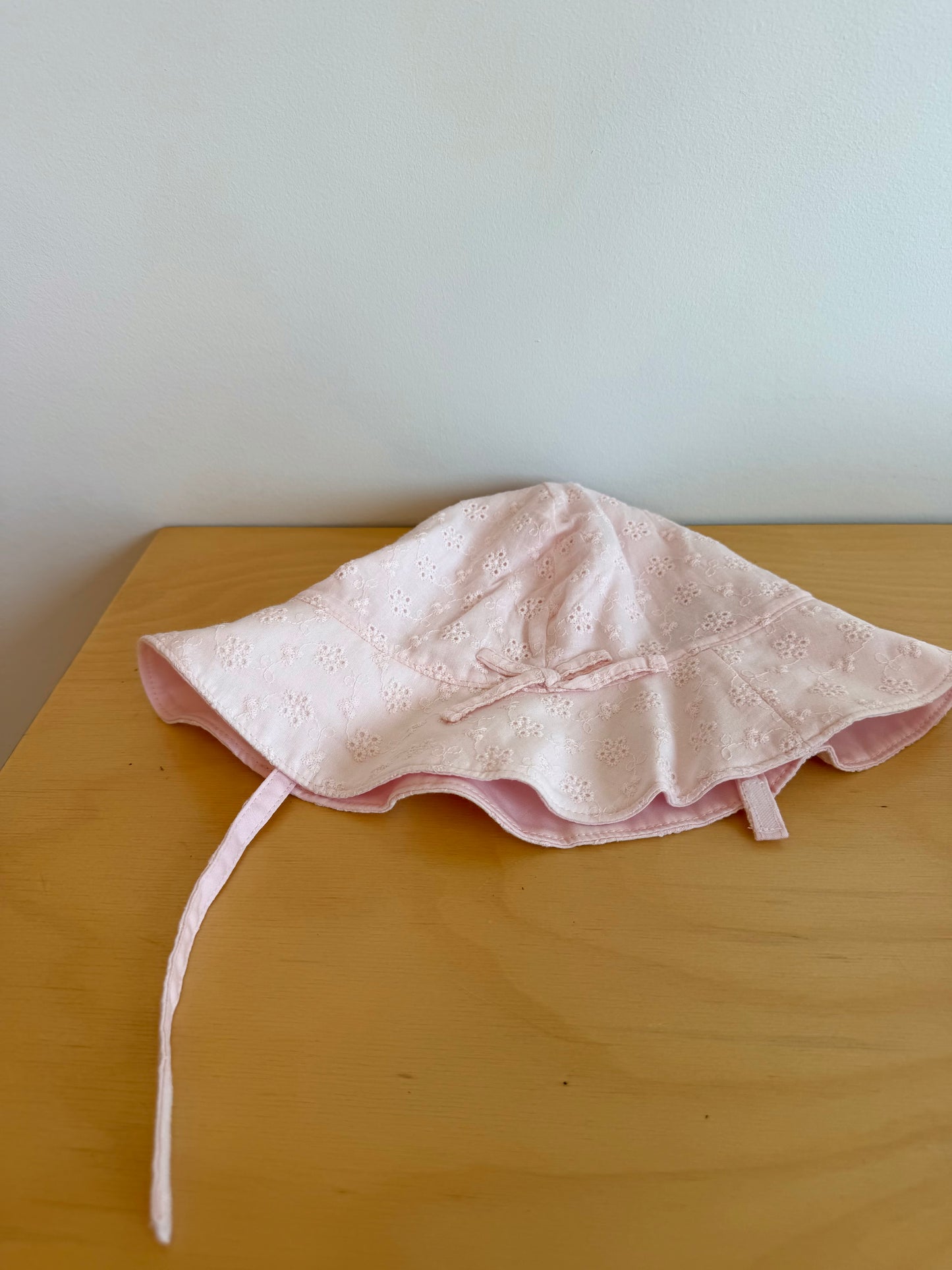 Gap Pink Eyelet Hat (With Tags) / 18-24m