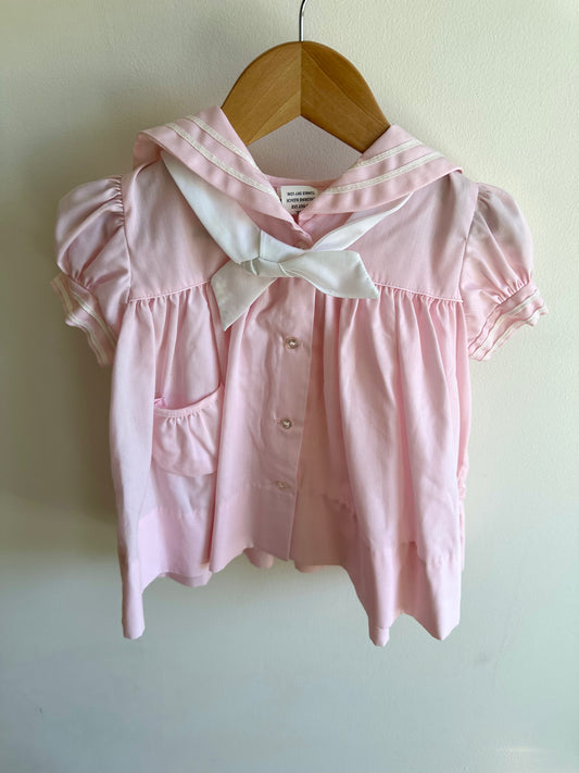 Vintage Pink Tunic with Pocket / 24m