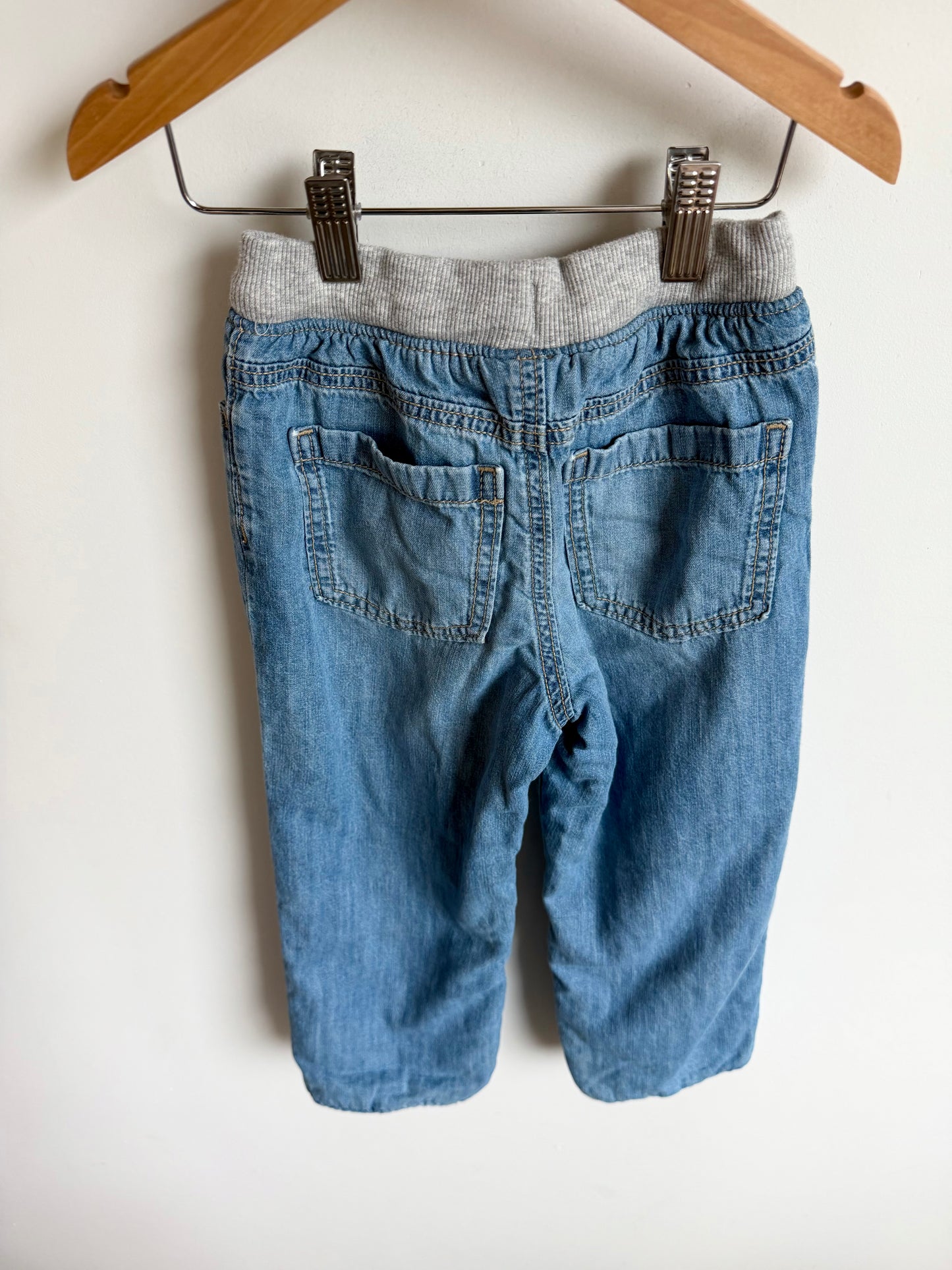 Denim Like Fleece Lined Pants / 5 years