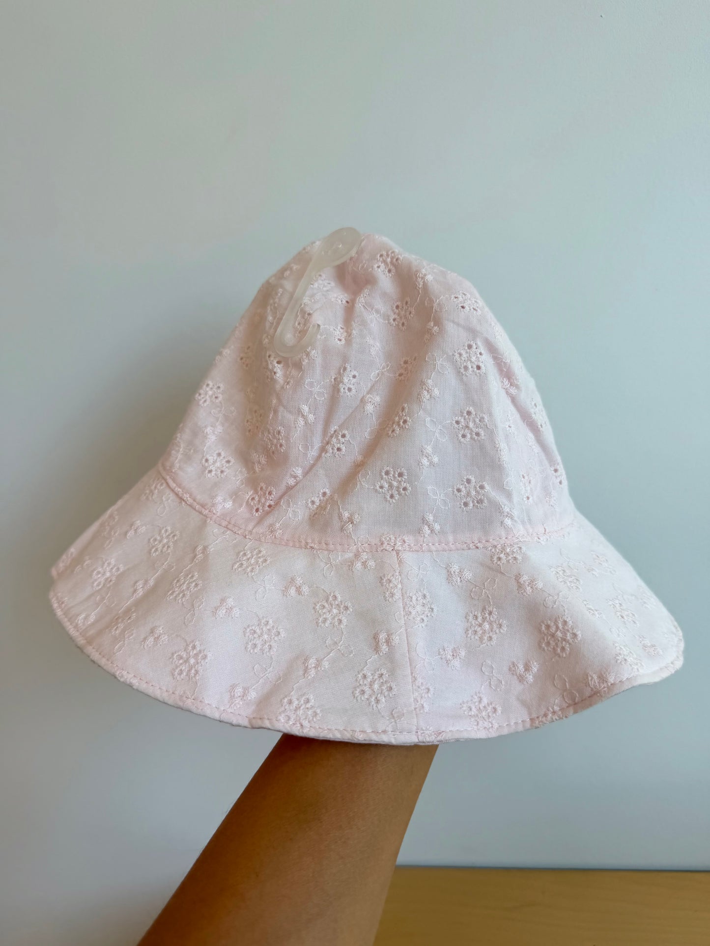Gap Pink Eyelet Hat (With Tags) / 18-24m