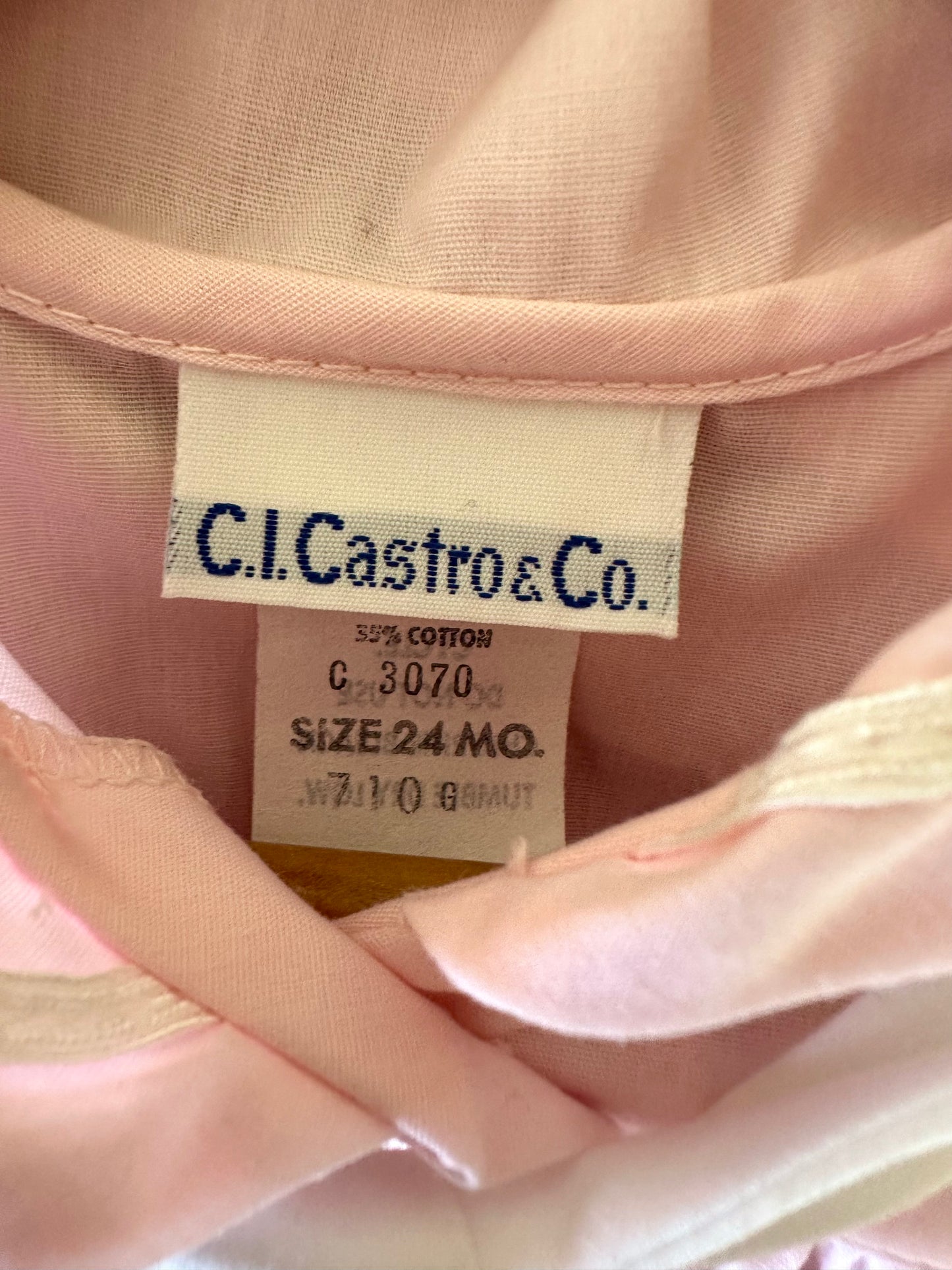 Vintage Pink Tunic with Pocket / 24m