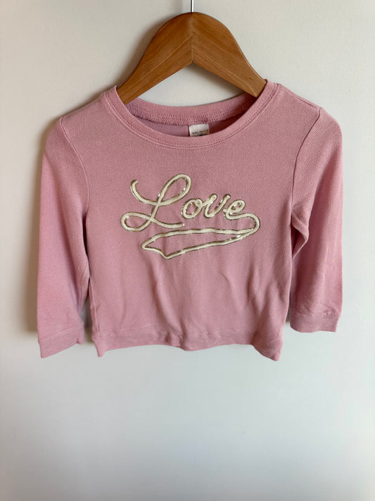 Love Pink Long Sleeve Top / 2T