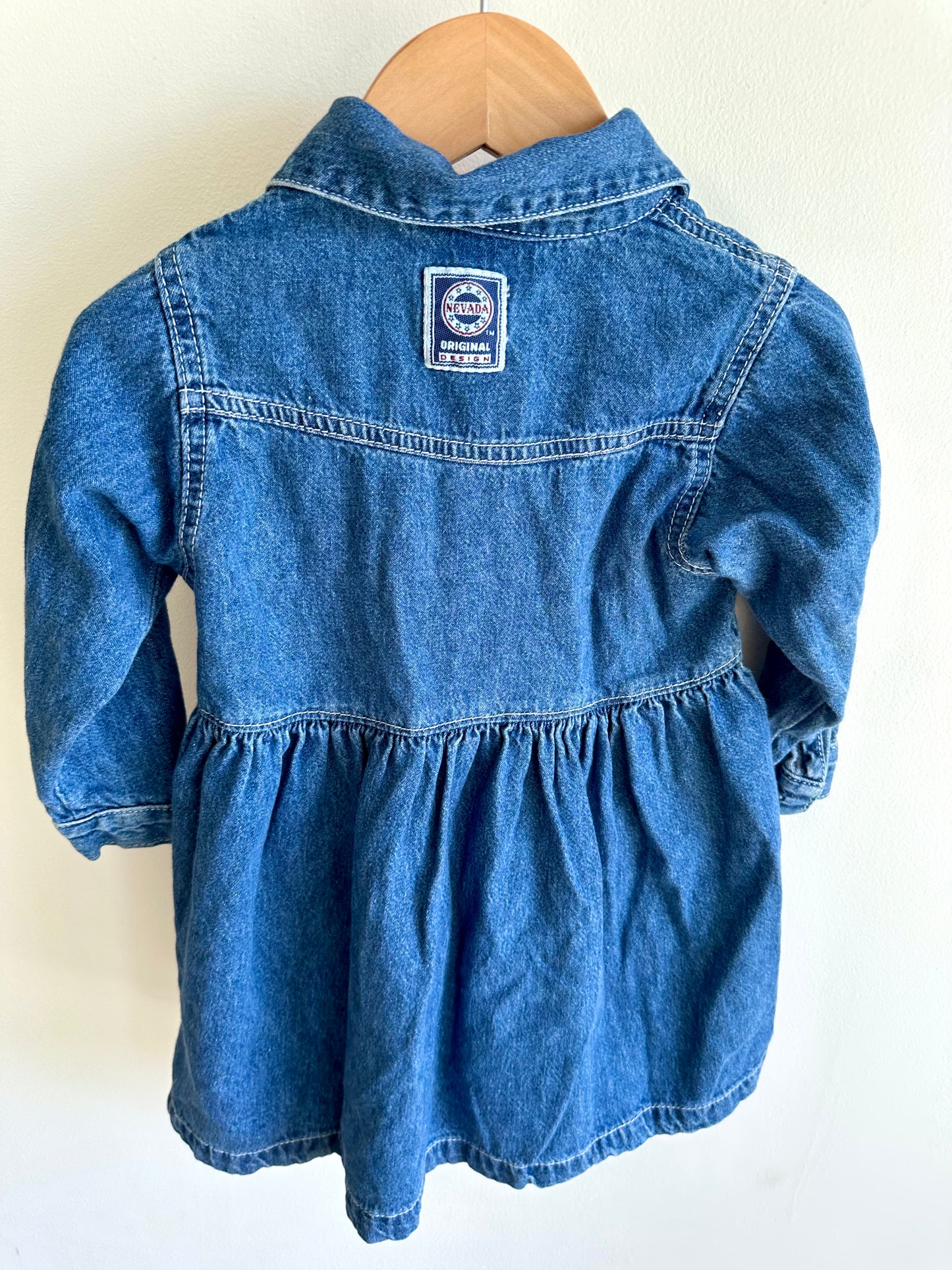 Vintage Nevada Original Denim Dress / 24m