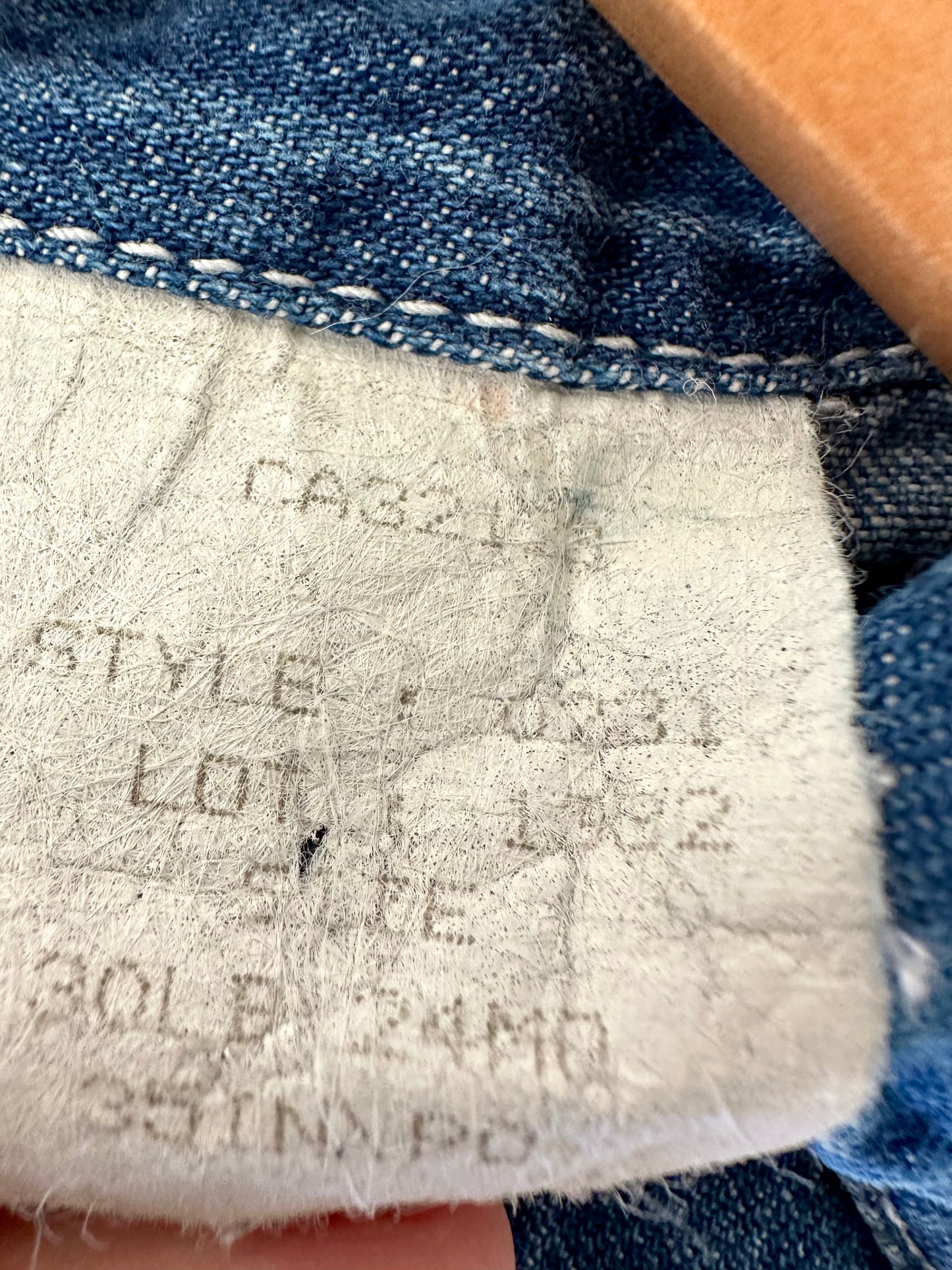 Vintage Nevada Original Denim Dress / 24m