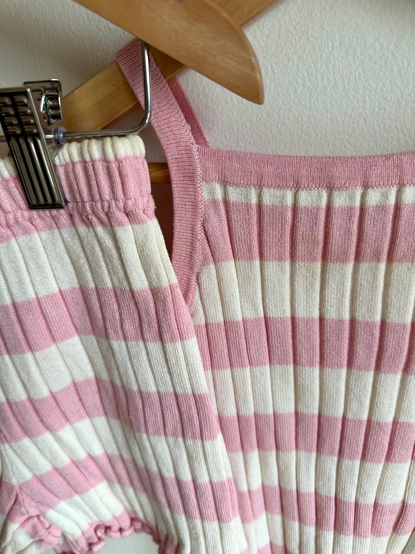 Short + Tank Pink Stripe Set (PLAY) / 2-4T