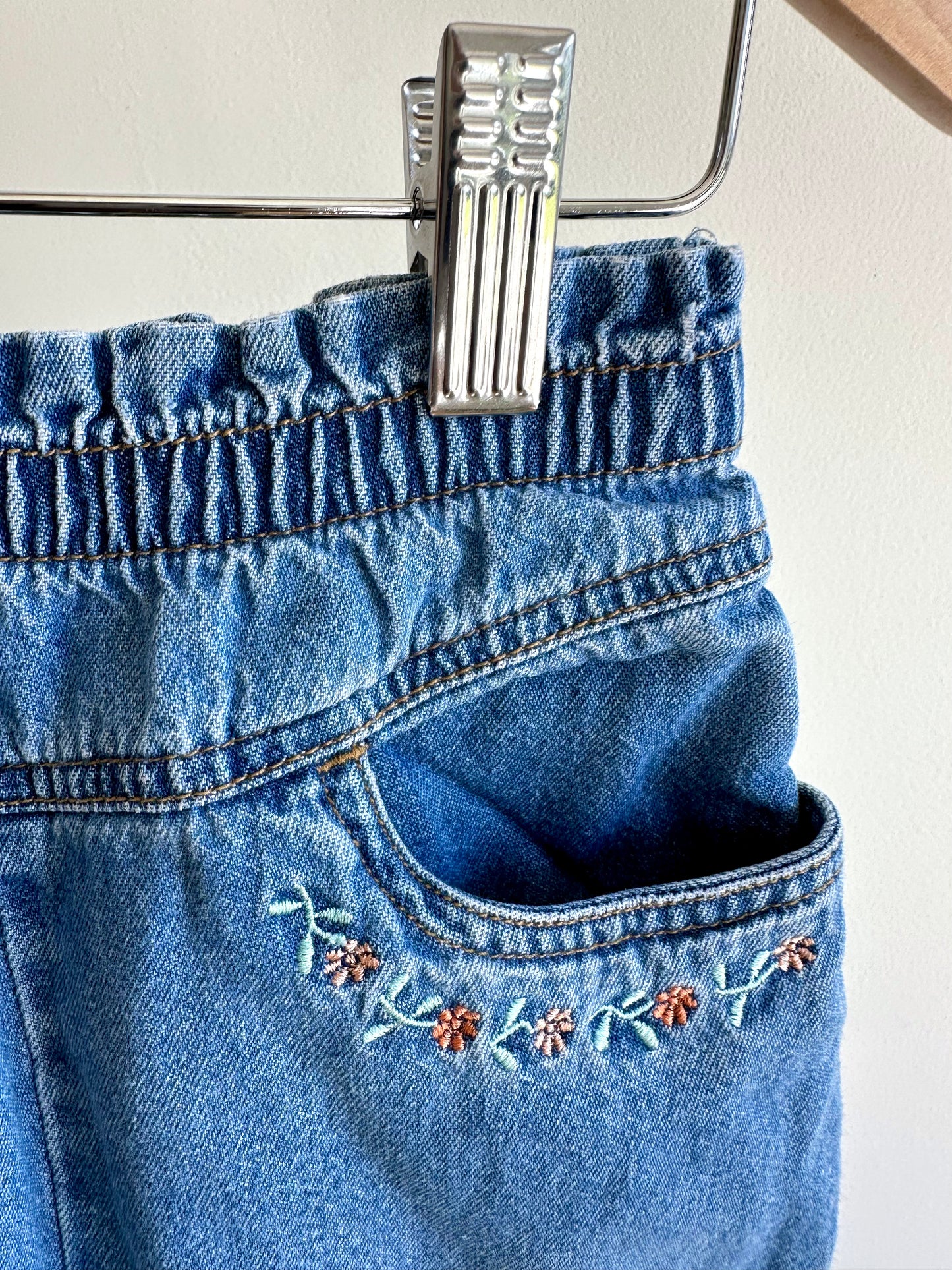 Embroidered Denim Jeans / 24m