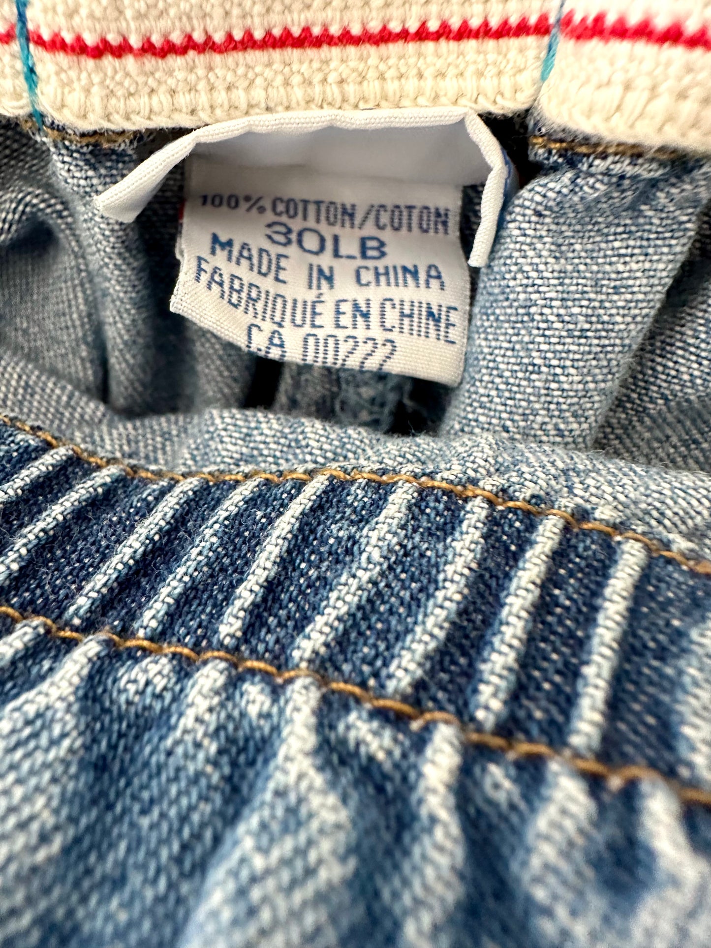 Embroidered Denim Jeans / 24m