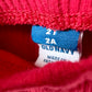 Red Flared Ribbed Pants / 2T