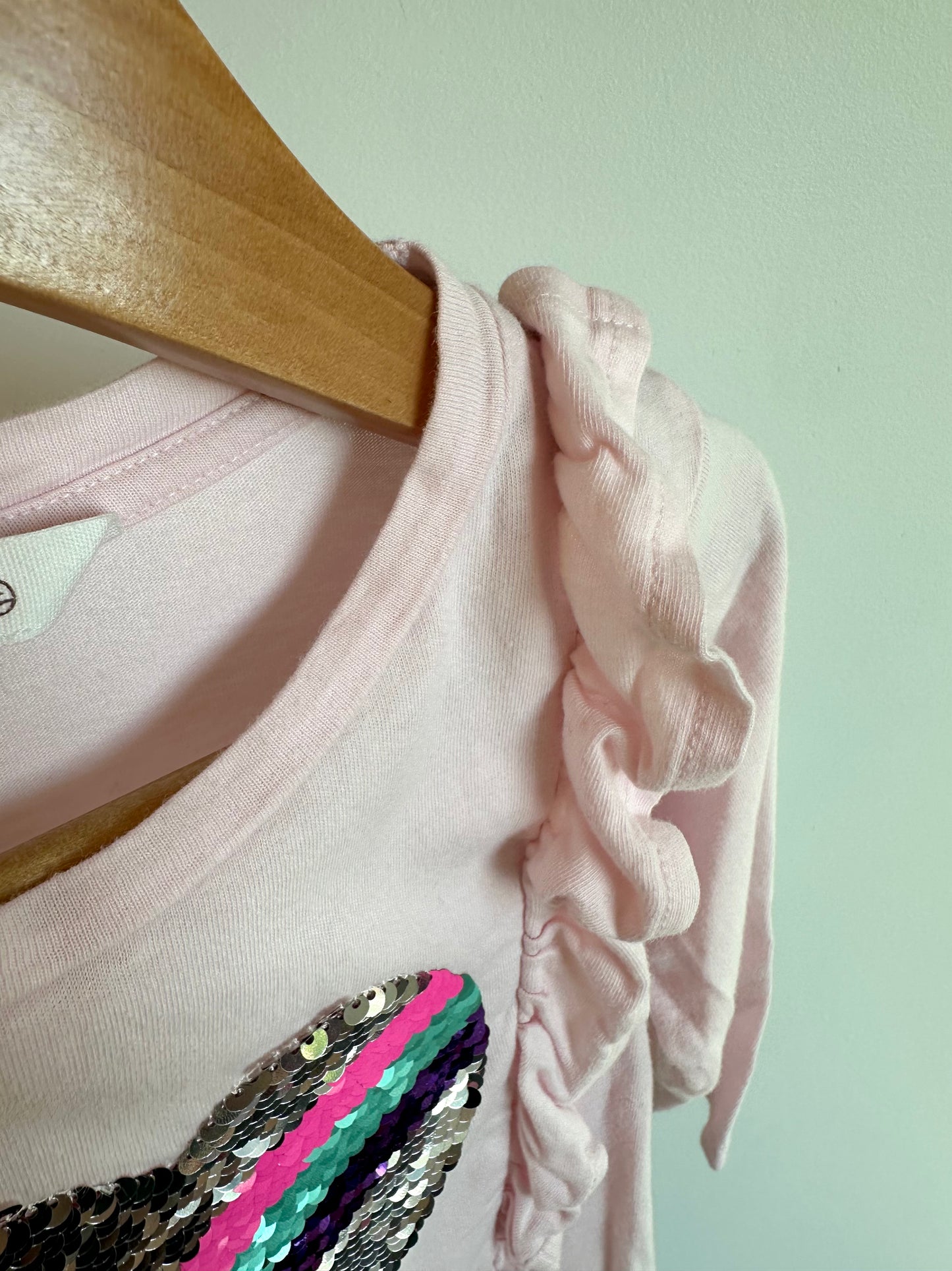 Sequin Heart Top / 3T