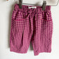 Checkered Purple Wide Leg Pants / 2T