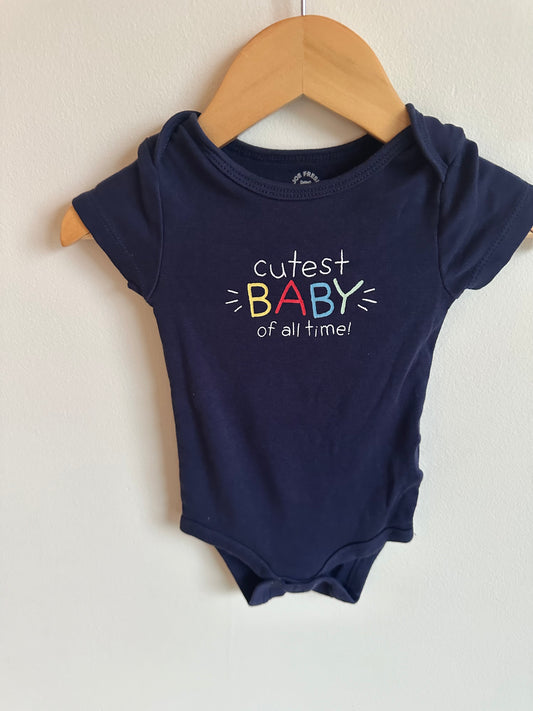 Cutest Baby Bodysuit / 3-6m