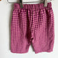 Checkered Purple Wide Leg Pants / 2T