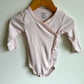 Wrap Pink Striped Bodysuit / 9m