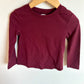 Maroon Long Sleeve / 3T