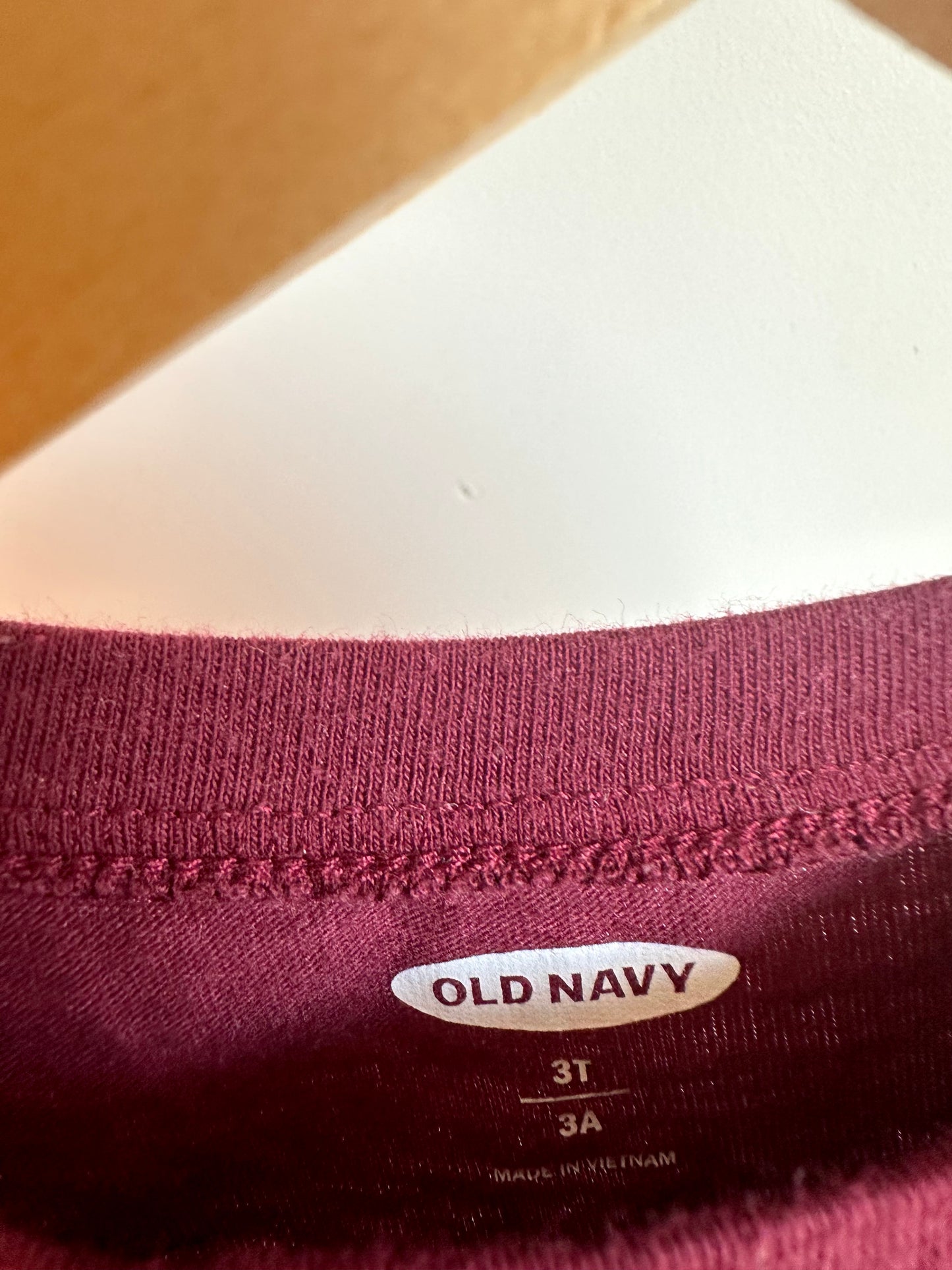 Maroon Long Sleeve / 3T