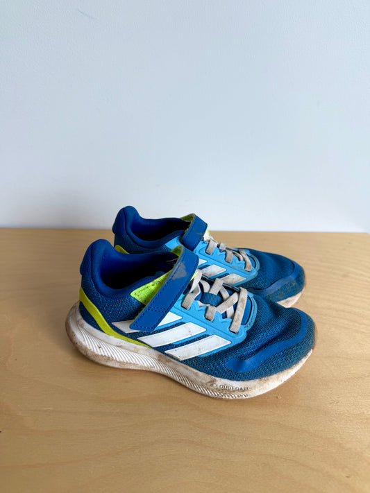 Adidas Blue Velcro Sneakers / 11 Toddler