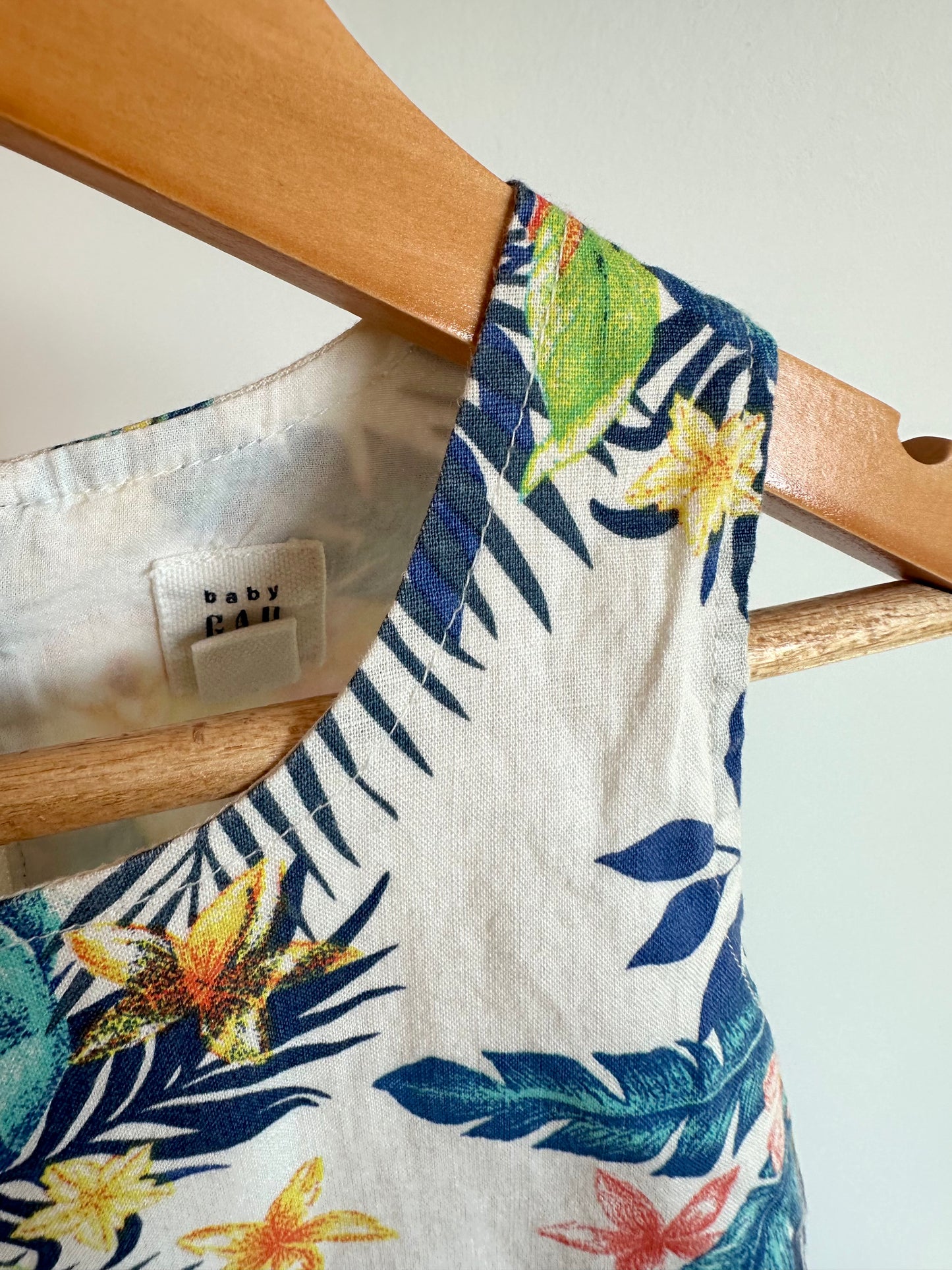 Tropical Tank Zipper Dress / 2T