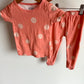Peach Circle Pj Set / 12m