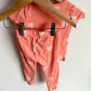 Peach Circle Pj Set / 12m