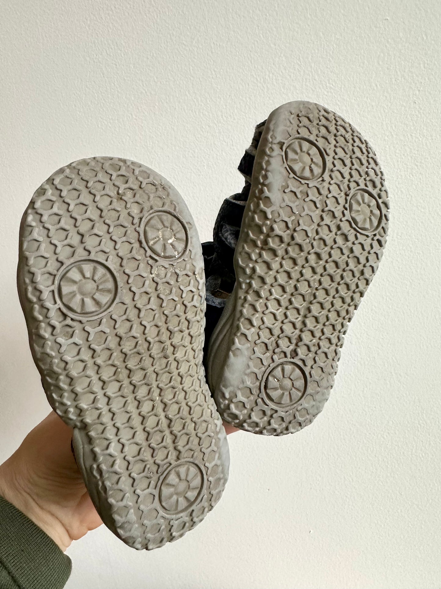 Navy Velcro Sandals / Size 4 Infant?