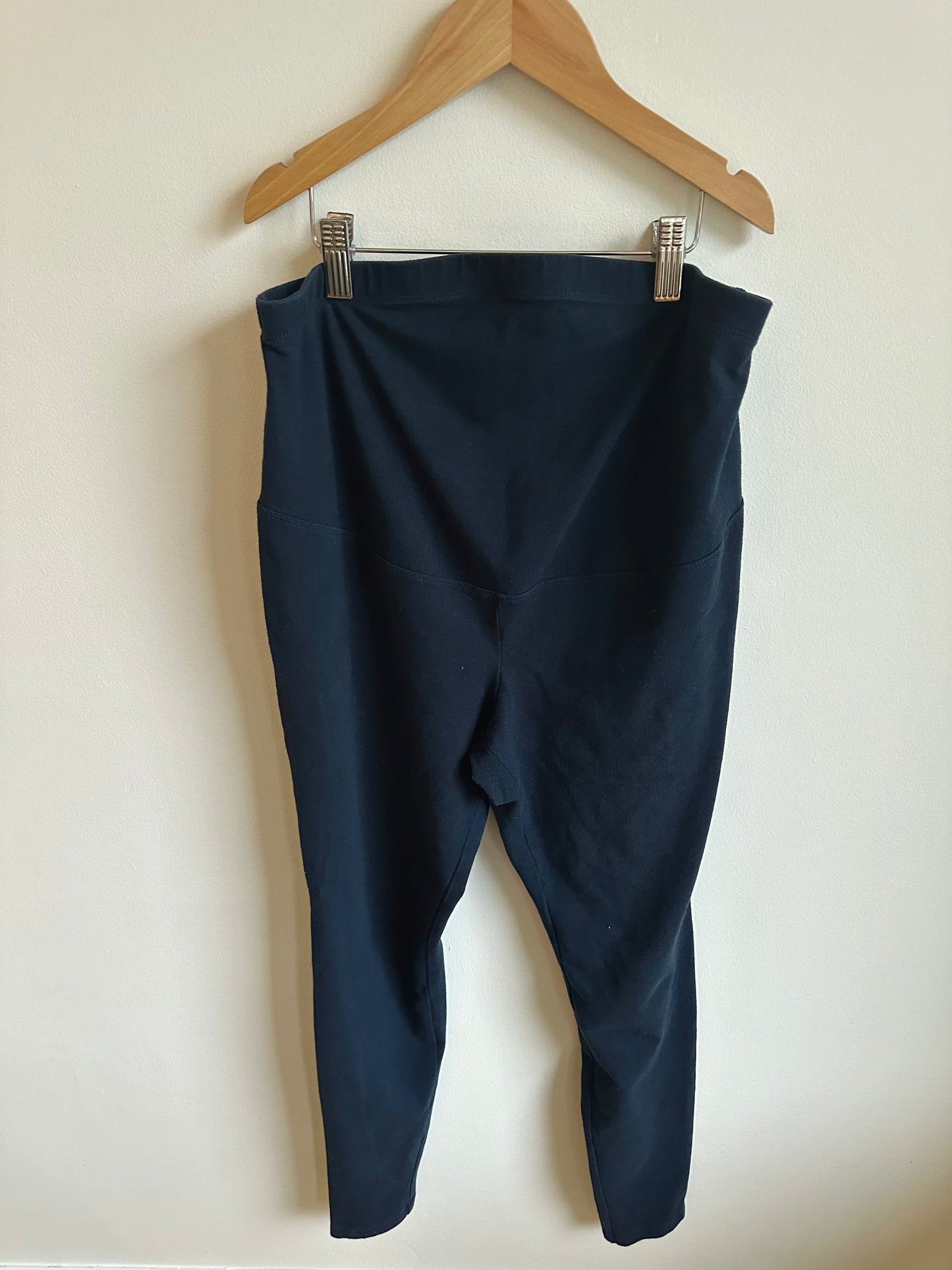 Navy Maternity Leggings / M