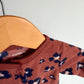 Brown Animal Print Flower Sleeper / 3m