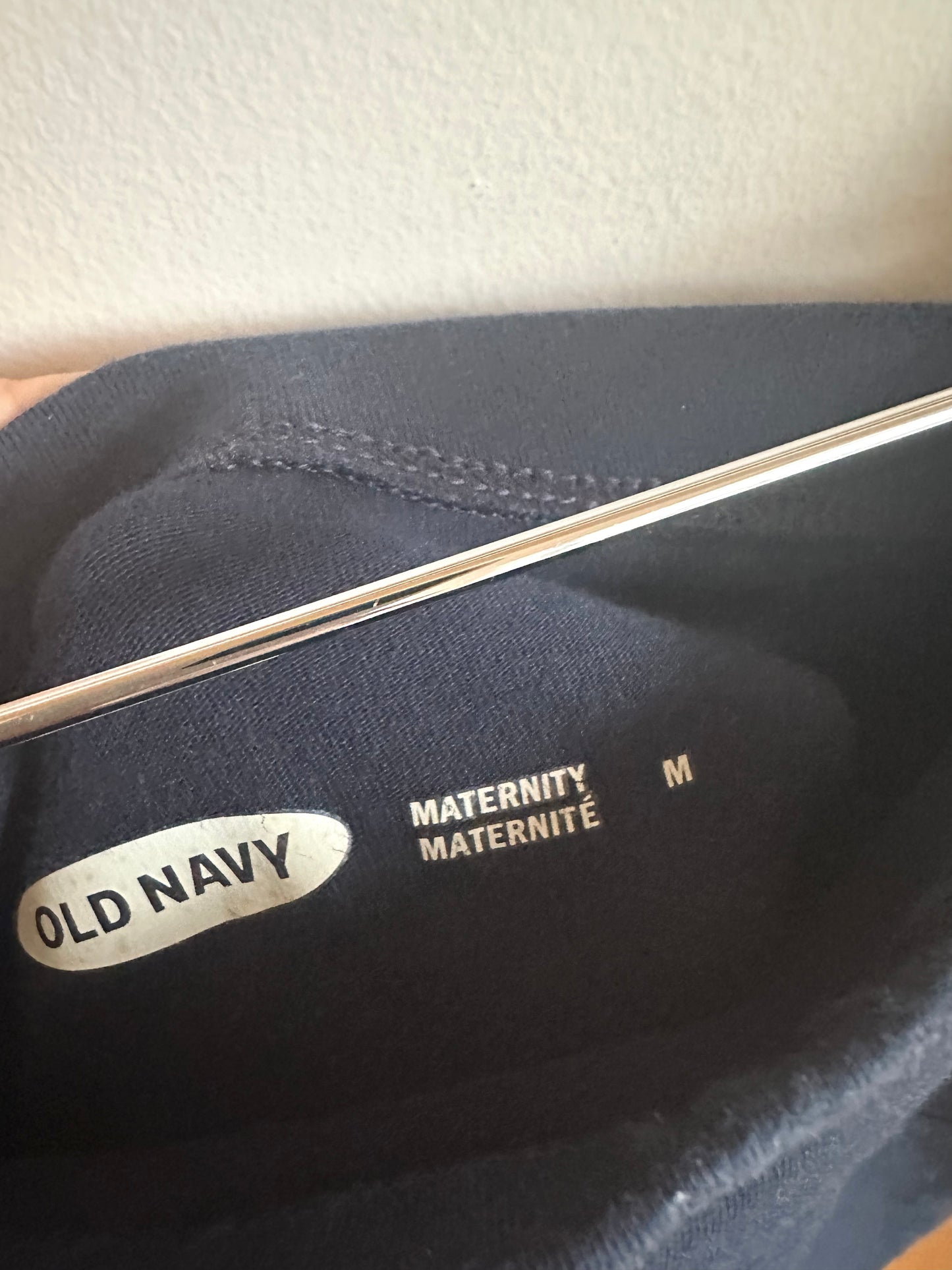 Navy Maternity Leggings / M