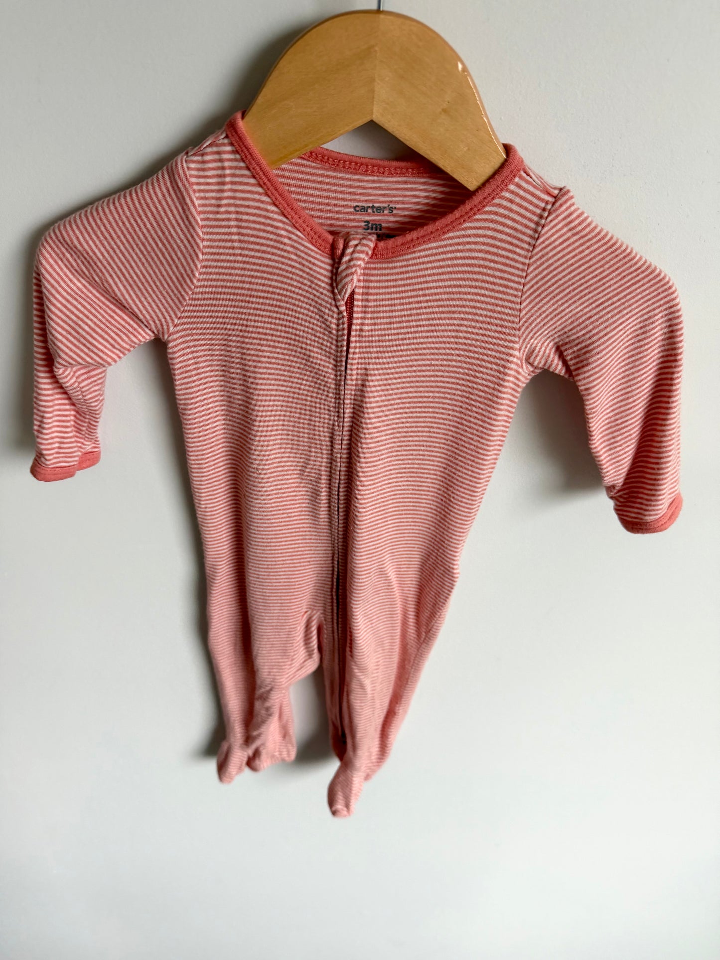 Soft Stripe Rouge Sleeper / 3m