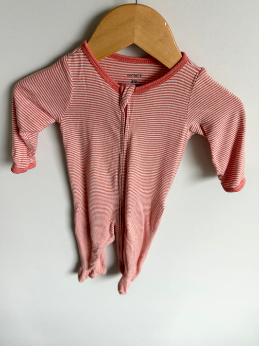 Soft Stripe Rouge Sleeper / 3m
