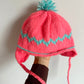 Handmade Knit Pink Sweater + Hat (PLAY) / 18-24m?