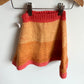 Handmade Orange Shawl Top / 12m?