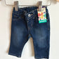 Blue Jeans with Adjustable Waist (With Tags)/ 12m