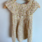 Yellow Ruffle Floral Dress / 2T