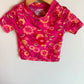 Tropical Flower T-Shirt Swim Top / 2T