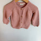 Certified Organic Cotton Pink Sweater / 12m