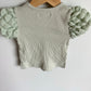 Safe Puffy Sleeve Ribbed Top / 18m?