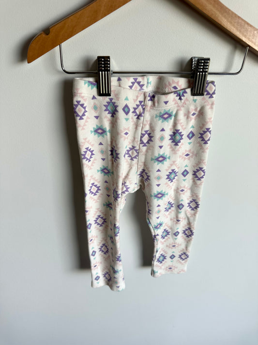 Cream Aztec Pants / 18m