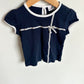 Bow Indigo T-Shirt / 2-3T