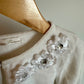 Flower Collared Cropped Cardigan / 3T