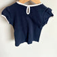 Bow Indigo T-Shirt / 2-3T