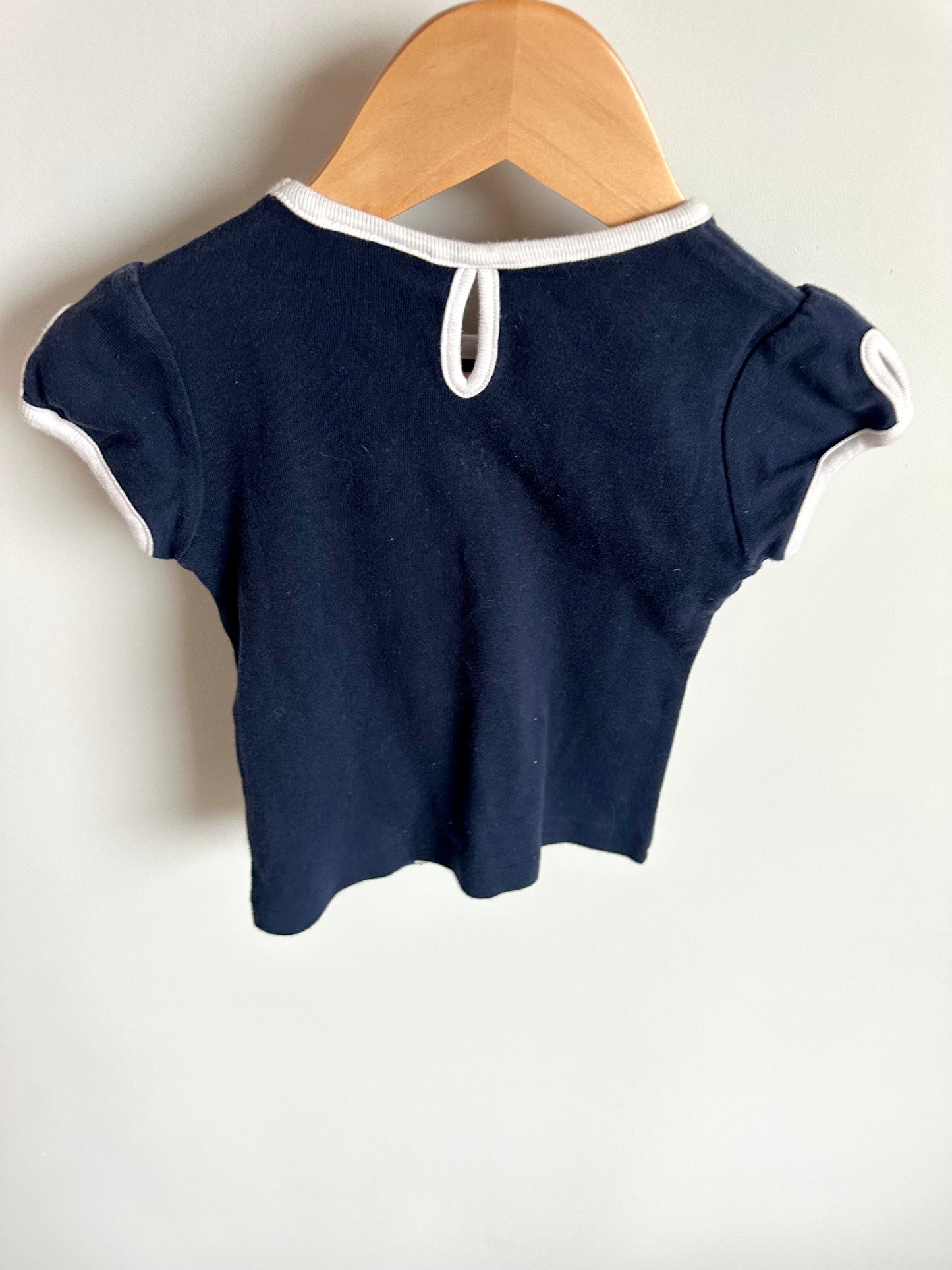 Bow Indigo T-Shirt / 2-3T