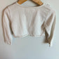 Flower Collared Cropped Cardigan / 3T
