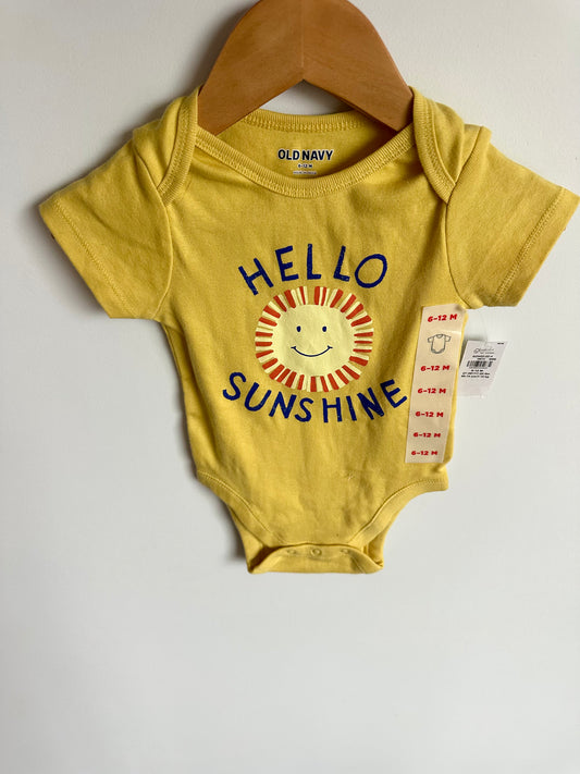 Hello Sunshine Bodysuit (With Tags) / 6-12m