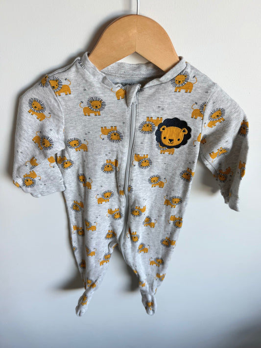 Lion 2 Way Zipper Sleeper / 6m