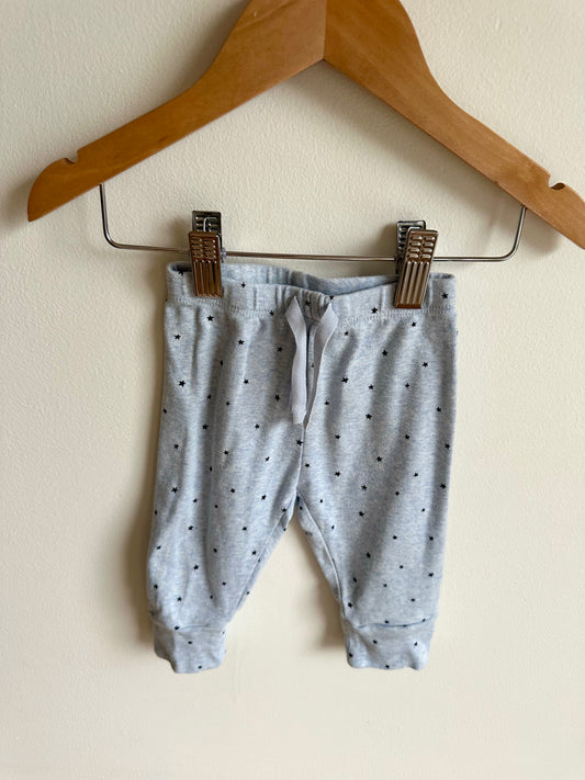 Gap Blue Stars Organic Pants / 3-6m