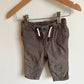 Brown Tweed Pants / 3-6m