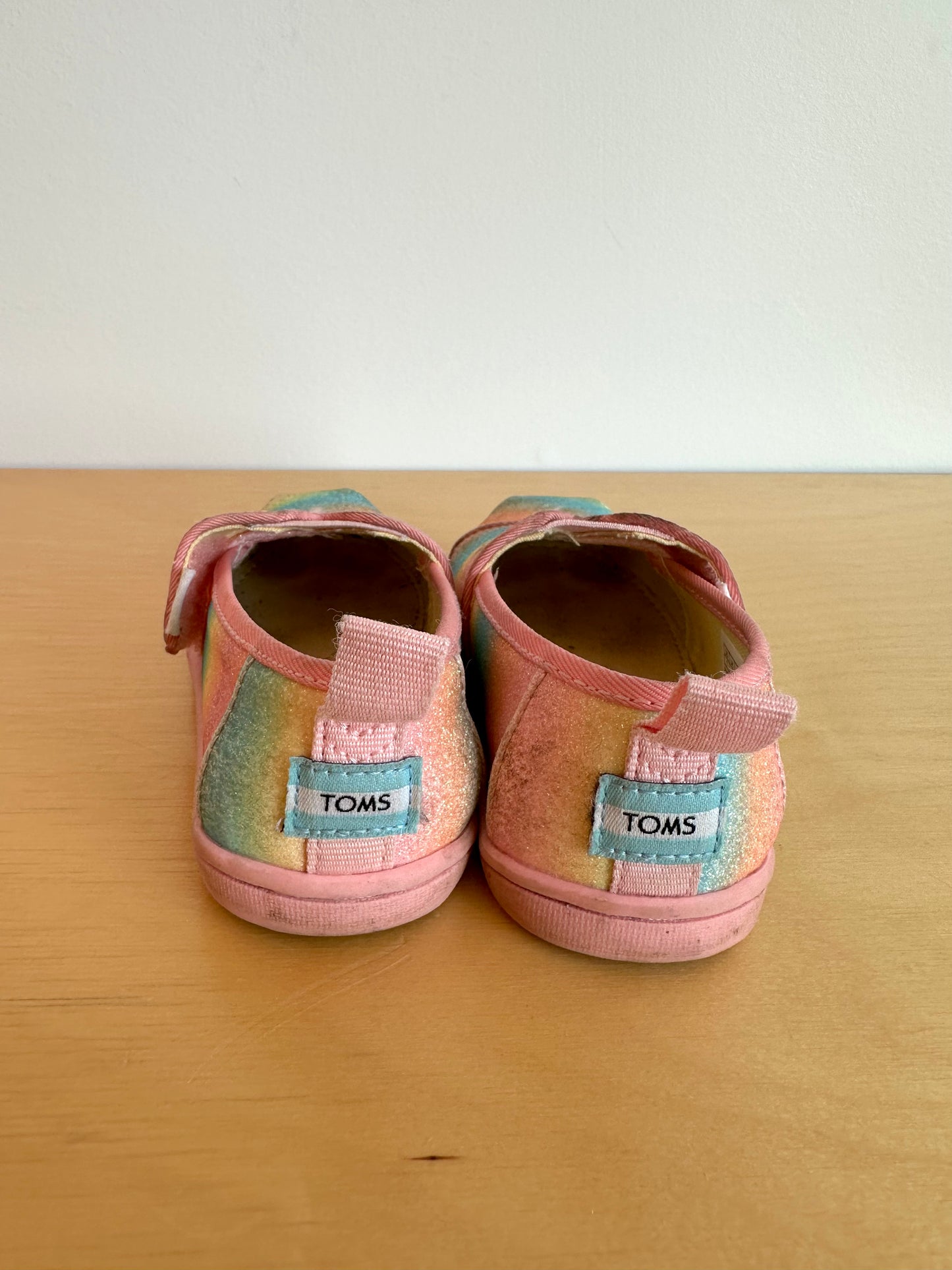 Toms Ombre Sparkly Shoes / Size 7 Toddler