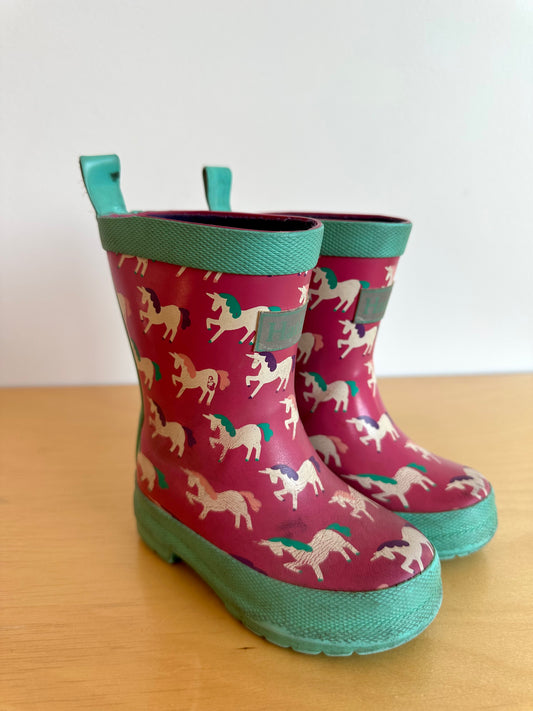 Hatley Unicorn Rain Boots / Size 5 Toddler