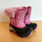 Light Up Pink Winter Boots / Size 6 Toddler