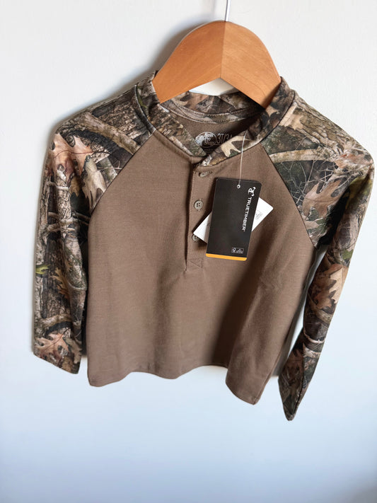 Bass Pro Shops Camo Long Sleeve Top (With Tags) / 3T